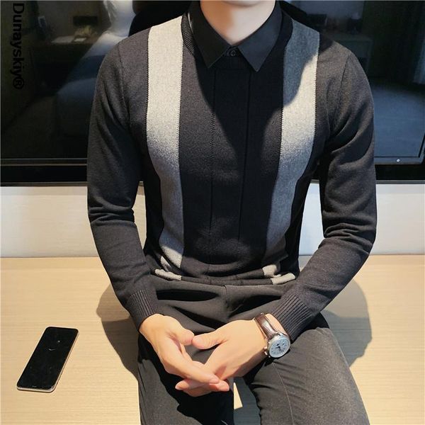 men's sweaters simple fashion striped spliced sweater men clothing 2021 fake-2pices business knitted pullovers black/gray 4xl, White;black
men's sweaters simple fashion striped spliced sweater men clothing 2021 fake-2pices business knitted pullovers black/gray 4xl, White;black