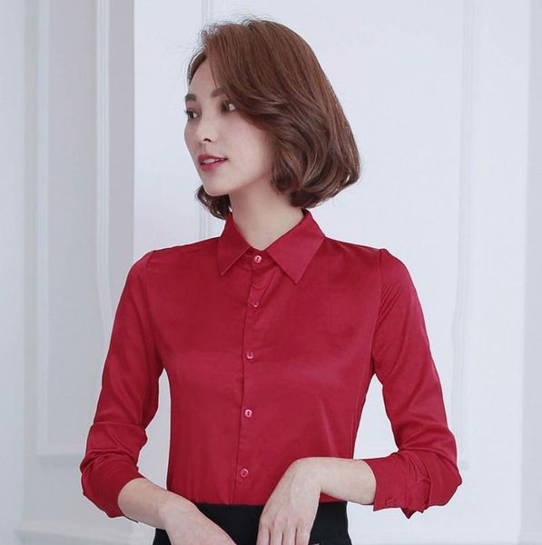 women's t-shirt 2021 style simple small fold-down collar front short long back slim fit long-sleeve korean-style stretch model satin ba, White
women's t-shirt 2021 style simple small fold-down collar front short long back slim fit long-sleeve korean-style stretch model satin ba, White