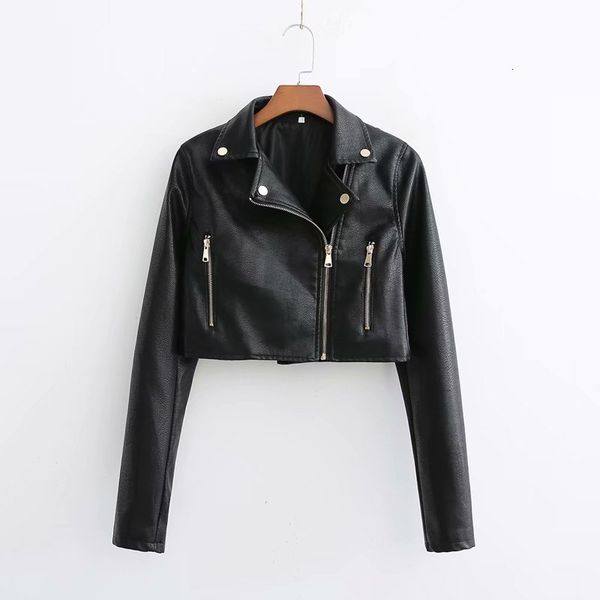 women's jackets cool woman black short pu moto jacket spring autumn fashion ladies zipper leather outerwear girls casual streetwea, Black;brown
women's jackets cool woman black short pu moto jacket spring autumn fashion ladies zipper leather outerwear girls casual streetwea, Black;brown