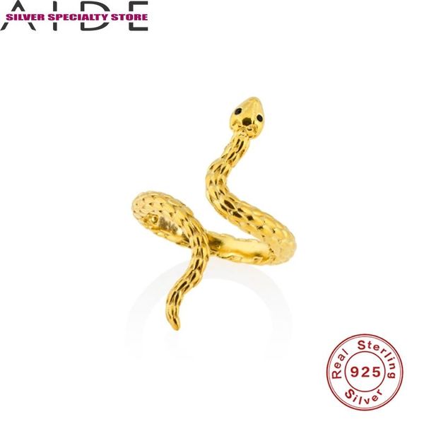 cluster rings aide personality snake ring 100% 925 sterling silver anillos gold for women luxury fine jewelry wedding bague bijoux, Golden;silver
cluster rings aide personality snake ring 100% 925 sterling silver anillos gold for women luxury fine jewelry wedding bague bijoux, Golden;silver