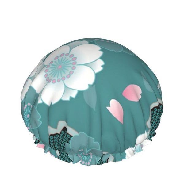 shower caps pink white teal floral japanese sakura kimono double waterproof customized cap hair care drying accessories
shower caps pink white teal floral japanese sakura kimono double waterproof customized cap hair care drying accessories