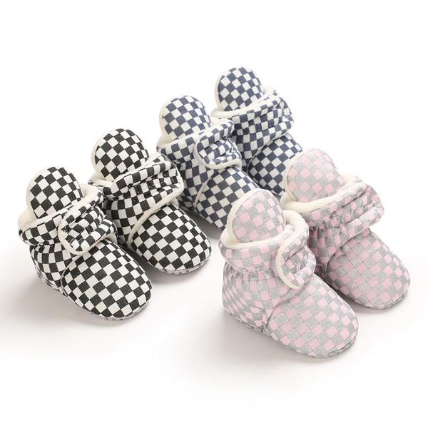 boots baby' plush shoes furry thickened warm cotton plaid soft-soled non-slip snow prewalker daily life, Black;grey
boots baby' plush shoes furry thickened warm cotton plaid soft-soled non-slip snow prewalker daily life, Black;grey