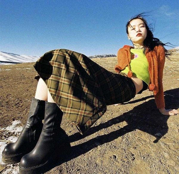 retro vintage plaid long skirt korean style green high waist mid-calf skirts short summer women's clothing skirts for girls 210712, Black
retro vintage plaid long skirt korean style green high waist mid-calf skirts short summer women's clothing skirts for girls 210712, Black