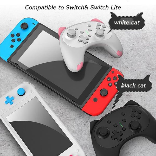 game controllers & joysticks switch pro controller for / lite, cute cartoon cat fashion kitten wireless gamepad
game controllers & joysticks switch pro controller for / lite, cute cartoon cat fashion kitten wireless gamepad