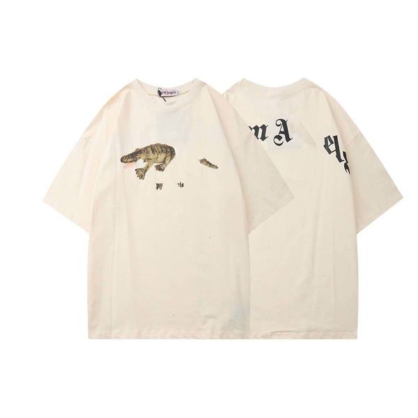 summer t shirt cartoon tail alligator letter print men's and women's round neck short sleeve, White;black
summer t shirt cartoon tail alligator letter print men's and women's round neck short sleeve, White;black