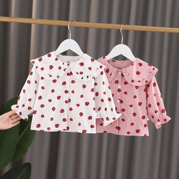 korean version of the spring and autumn girl doll collar long sleeve princess shirt children baby foreign style strawbe, White;black
korean version of the spring and autumn girl doll collar long sleeve princess shirt children baby foreign style strawbe, White;black