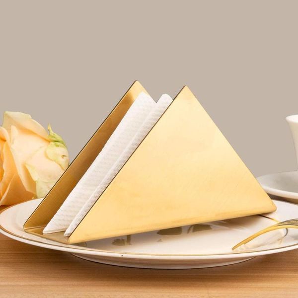tissue boxes & napkins stainless steel triangle napkin holder restaurant el countertable decor for home simple style
