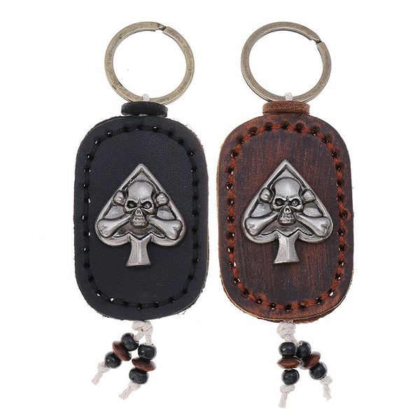 keychains fashion leather keychain two sides skull alloy accessories key chain car keyring women waist wallet ring men gift keyholder, Silver
keychains fashion leather keychain two sides skull alloy accessories key chain car keyring women waist wallet ring men gift keyholder, Silver