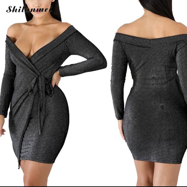 casual dresses high waist party club 2021 women autumn dress lace up long sleeve v-nek bodycon off shoulder streetwear, Black;gray
casual dresses high waist party club 2021 women autumn dress lace up long sleeve v-nek bodycon off shoulder streetwear, Black;gray
