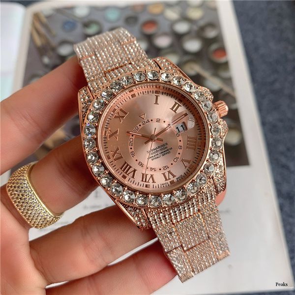 2021 the three needle series luxury mens watches roman numeral dial quartz watch designer wristwatch diamond bezel rol brand, Slivery;brown
2021 the three needle series luxury mens watches roman numeral dial quartz watch designer wristwatch diamond bezel rol brand, Slivery;brown