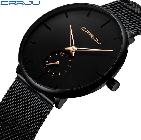 arrival crrju brand casual style stylish mens watch students watches stainless steel mesh belt hardlex wristwatches, Slivery;brown
arrival crrju brand casual style stylish mens watch students watches stainless steel mesh belt hardlex wristwatches, Slivery;brown