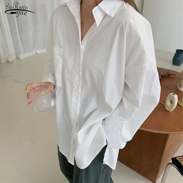 loose cotton plus size shirt blouses women spring back straps female shirts pocket solid white casual blouse 12655 210508
loose cotton plus size shirt blouses women spring back straps female shirts pocket solid white casual blouse 12655 210508