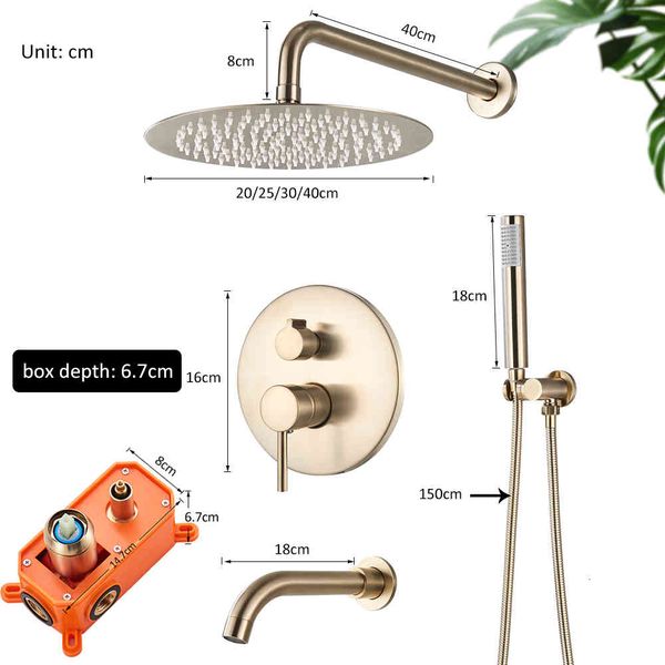 bathroom shower heads brushed gold faucets set rainfall system concealed cold water mixer tap round faucet hwha
bathroom shower heads brushed gold faucets set rainfall system concealed cold water mixer tap round faucet hwha