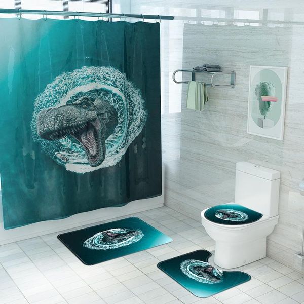 bath mats 4pcs/set animal series printing bathroom mat and shower curtain set toilet seat covers home decor carpets
bath mats 4pcs/set animal series printing bathroom mat and shower curtain set toilet seat covers home decor carpets