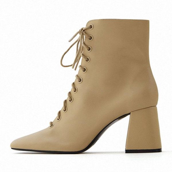 boots genshuo women high heel black ankle square toe casual autumn chunky shoes cross-tied rome botas mujer zipper booties
boots genshuo women high heel black ankle square toe casual autumn chunky shoes cross-tied rome botas mujer zipper booties