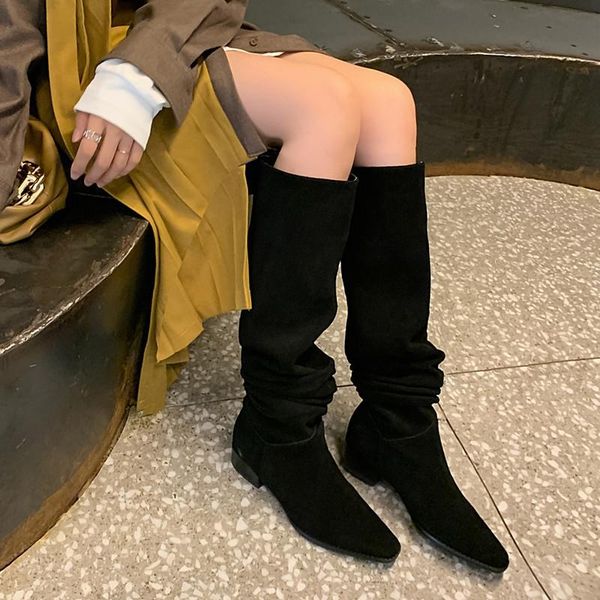 boots ippeum women knee high brand long quality pointed slip-on knee-high thin heel knight, Black
boots ippeum women knee high brand long quality pointed slip-on knee-high thin heel knight, Black
