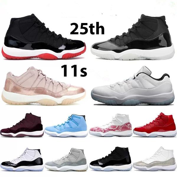 2021 hight 11s shoes 11 men sneakers bred 25th anniversary concord 45 cool grey pink snake skin space jam low sports trainers, Black
2021 hight 11s shoes 11 men sneakers bred 25th anniversary concord 45 cool grey pink snake skin space jam low sports trainers, Black