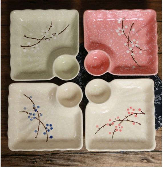 dishes & plates japanese style plum blossom hand painted creative home ceramic tableware sauce dumpling grid plate restaurant dim sum dish
dishes & plates japanese style plum blossom hand painted creative home ceramic tableware sauce dumpling grid plate restaurant dim sum dish