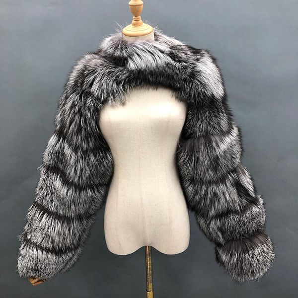 women's fur & faux arrival silver sleeves women luxury fashion real coat single sleeve fluffy raccoon jacket wholesale custom, Black
women's fur & faux arrival silver sleeves women luxury fashion real coat single sleeve fluffy raccoon jacket wholesale custom, Black