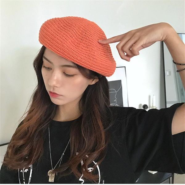 berets spring summer women knit ladies solid flat cap fashion crochet french caps stars painter hat, Blue;gray
berets spring summer women knit ladies solid flat cap fashion crochet french caps stars painter hat, Blue;gray