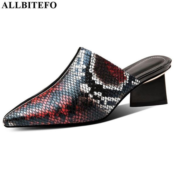 dress shoes allbitefo fashion snake pattern brand summer women sandals genuine leather thick heel, Black
dress shoes allbitefo fashion snake pattern brand summer women sandals genuine leather thick heel, Black