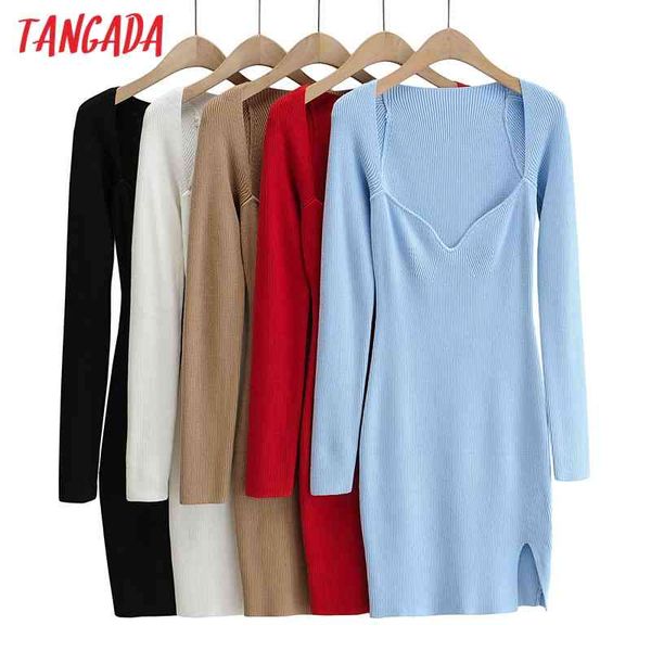 fashion women square collar knit long sleeve ladies mini dress 4p04 210416, Black;gray
fashion women square collar knit long sleeve ladies mini dress 4p04 210416, Black;gray