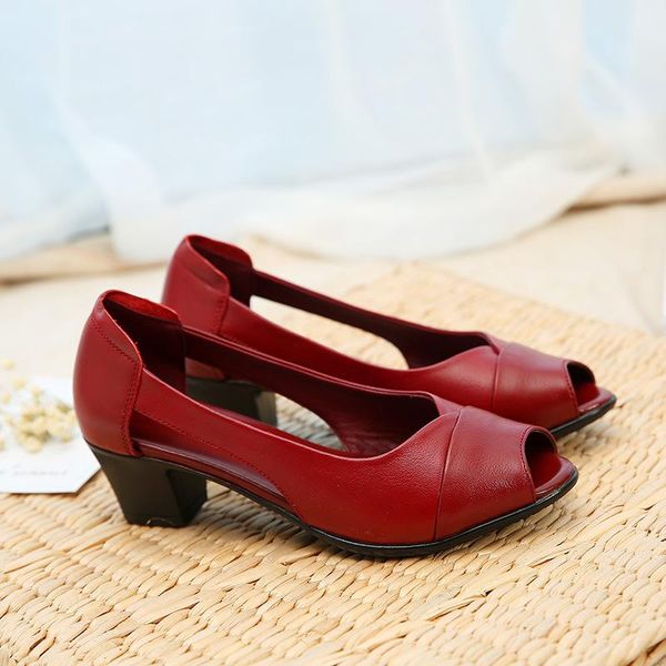 sandals 2021 summer genuine leather comfortable ladies mid heel women shoes hollow peep toe square woman black m843
sandals 2021 summer genuine leather comfortable ladies mid heel women shoes hollow peep toe square woman black m843