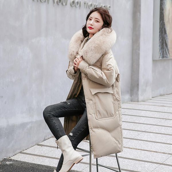 women's down & parkas make winter zhang beibei han edition thickening coat female a hooded heavy hair get long loose jacket, Black
women's down & parkas make winter zhang beibei han edition thickening coat female a hooded heavy hair get long loose jacket, Black