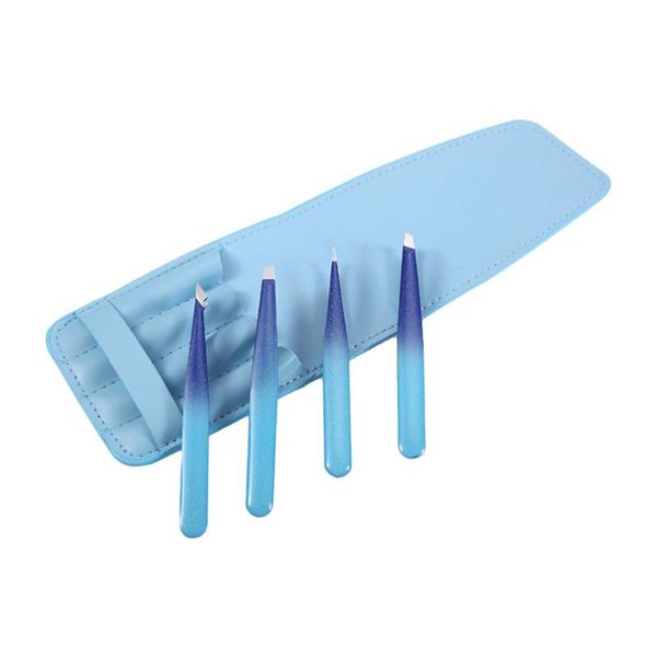 eyebrow tools & stencils 4pcs stainless steel tweezers beauty set hair removal tool with cover
eyebrow tools & stencils 4pcs stainless steel tweezers beauty set hair removal tool with cover