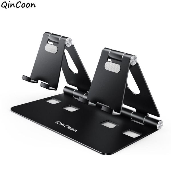 dual device adjustable aluminum phone/tablet stand multi-angle foldable desk double holder for ipad tab (4-12.9") cell phone mounts & h
dual device adjustable aluminum phone/tablet stand multi-angle foldable desk double holder for ipad tab (4-12.9") cell phone mounts & h