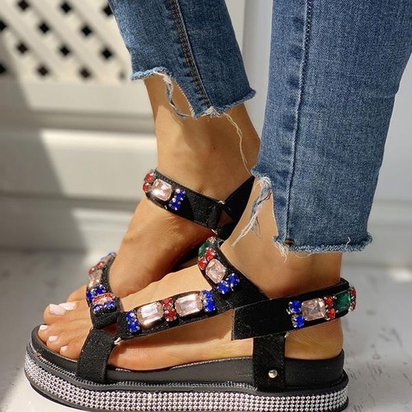 sandals women fashion platform summer shoes woman black rhinestone hook & loop thick sole ladies
sandals women fashion platform summer shoes woman black rhinestone hook & loop thick sole ladies