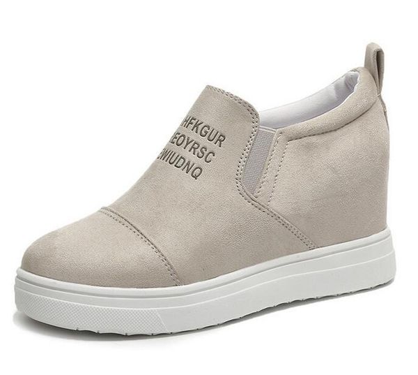 dress shoes women's hidden wedge sneakers athletic slip on loafers suede comfy, Black
dress shoes women's hidden wedge sneakers athletic slip on loafers suede comfy, Black