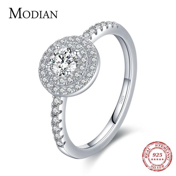 cluster rings modian sparkling round clear cz charm fashion 925 sterling silver classic design wedding ring for women party jewelry, Golden;silver
cluster rings modian sparkling round clear cz charm fashion 925 sterling silver classic design wedding ring for women party jewelry, Golden;silver