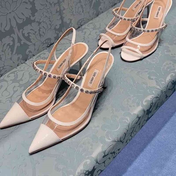 2021 summer new style lady white pointy toe stiletto stripper slingback high heels sandals bride wedding shoes, Black
2021 summer new style lady white pointy toe stiletto stripper slingback high heels sandals bride wedding shoes, Black