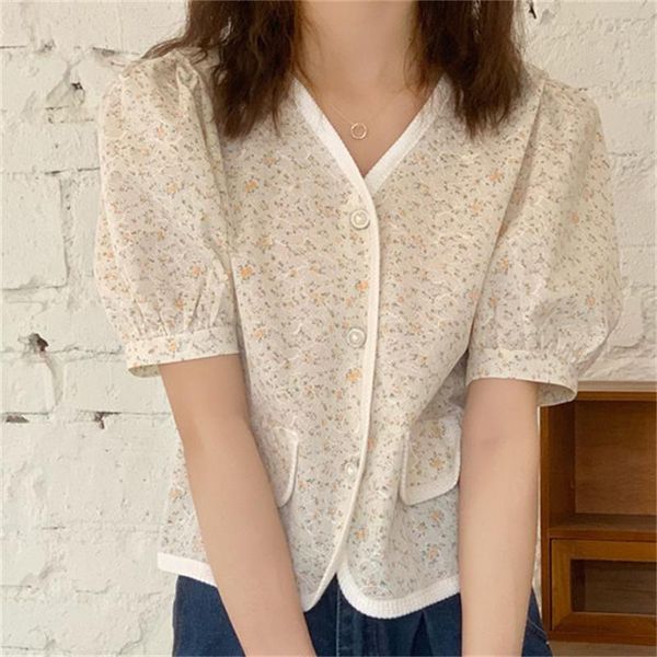 women's blouses & shirts alien kitty vintage elegance florals all match slim gentle summer fashion chic office lady v-neck, White
women's blouses & shirts alien kitty vintage elegance florals all match slim gentle summer fashion chic office lady v-neck, White