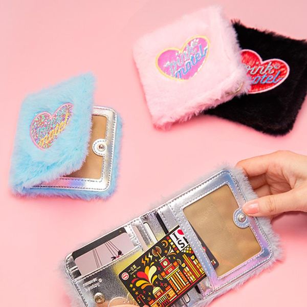wallets girl ins style student wallet plush portable small peach heart embroidered short, Red;black
wallets girl ins style student wallet plush portable small peach heart embroidered short, Red;black