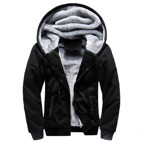 men's hoodies & sweatshirts coat with a solid color matching hood for man pt65 winter sports thick sweater cashmere zipper, Black
men's hoodies & sweatshirts coat with a solid color matching hood for man pt65 winter sports thick sweater cashmere zipper, Black