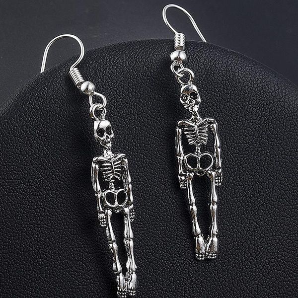 dangle & chandelier halloween vintage skeleton skull earrings for women jewelry party gifts aretes de mujer modernos, Silver
dangle & chandelier halloween vintage skeleton skull earrings for women jewelry party gifts aretes de mujer modernos, Silver