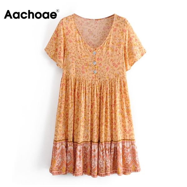 floral print v neck loose mini dress women short sleeve pleated casual dresses vintage summer sundress vestidos 210413, Black;gray
floral print v neck loose mini dress women short sleeve pleated casual dresses vintage summer sundress vestidos 210413, Black;gray