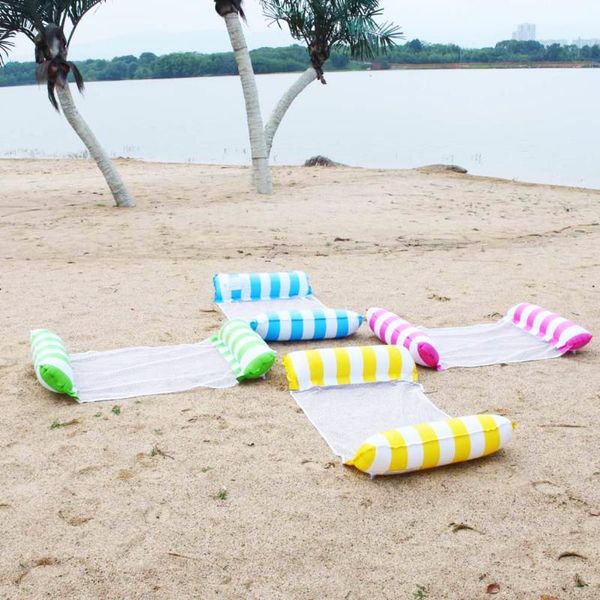 summer water hammock inflatable floating mattress swimming pool lounge bed clip net stripes back to row floats & tubes
summer water hammock inflatable floating mattress swimming pool lounge bed clip net stripes back to row floats & tubes