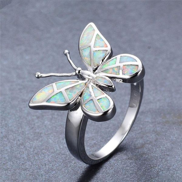 wedding rings cute butterfly animal design ring imitation blue fire opal for women accessories jewelry bohemian statement girl gift, Slivery;golden
wedding rings cute butterfly animal design ring imitation blue fire opal for women accessories jewelry bohemian statement girl gift, Slivery;golden