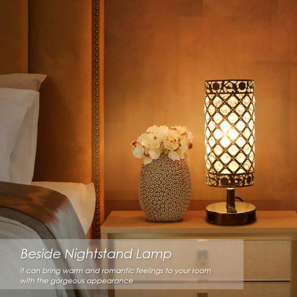tomshine crystal beside table lamp decorative desk light with dual usb charging port modern nightstand for bedroom living lamps
tomshine crystal beside table lamp decorative desk light with dual usb charging port modern nightstand for bedroom living lamps