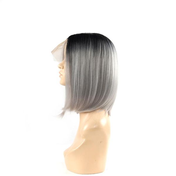 synthetic lace front wigs bob wig for women short straight 14 inches ash grey color party daily cosplay use ins trendy, Black
synthetic lace front wigs bob wig for women short straight 14 inches ash grey color party daily cosplay use ins trendy, Black
