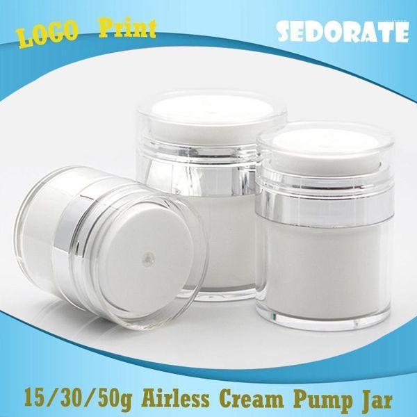 storage bottles & jars sedorate 10 pcs/lot luxury cream jar 15g 30g 50g airless serum pump refillable bottle makeup case jxw009
storage bottles & jars sedorate 10 pcs/lot luxury cream jar 15g 30g 50g airless serum pump refillable bottle makeup case jxw009