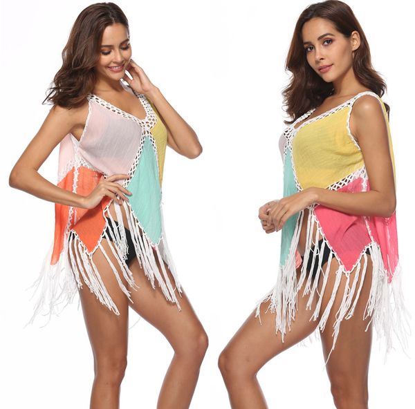 casual dresses women bathing suit beach bikini cover ups swimwear summer panelled color tassel crochet lace blouses swimsuit sunscreen holid, Black;gray
casual dresses women bathing suit beach bikini cover ups swimwear summer panelled color tassel crochet lace blouses swimsuit sunscreen holid, Black;gray