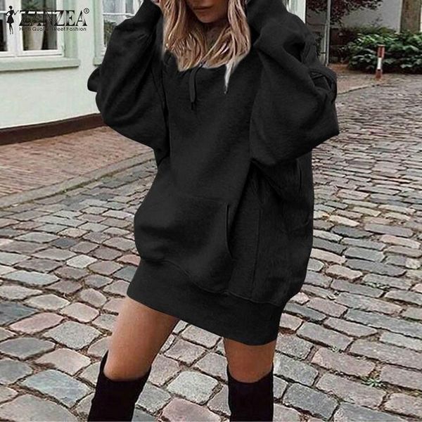 fashion hooded pullover women winter autumn long sleeve sweatshirts casual loose pockets hoodies streetwear top, Black
fashion hooded pullover women winter autumn long sleeve sweatshirts casual loose pockets hoodies streetwear top, Black