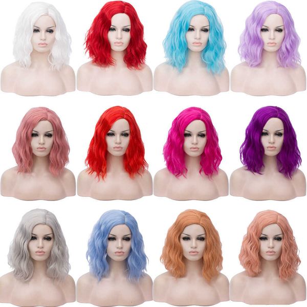 fashion wig partial split big head bubble face roll short hair halloween style, Black
fashion wig partial split big head bubble face roll short hair halloween style, Black