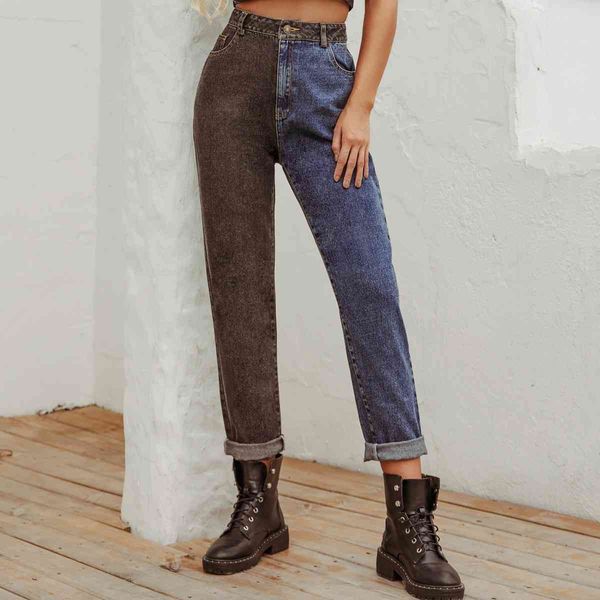 black and blue two tones of high waist denim for woman 2021 fly casual ladies straight jeans
black and blue two tones of high waist denim for woman 2021 fly casual ladies straight jeans