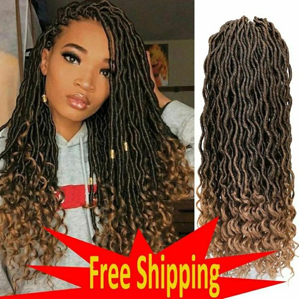 2022 women fashion faux locs crochet hair curly braids goddess locks extensions 20 inches, Black
2022 women fashion faux locs crochet hair curly braids goddess locks extensions 20 inches, Black