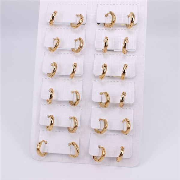 stainless steel jewelry for the women10mm-12mm hoop earrings 12pcs/card four seasons youth beautiful k013, Golden;silver
stainless steel jewelry for the women10mm-12mm hoop earrings 12pcs/card four seasons youth beautiful k013, Golden;silver